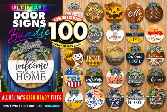 Download 100 Door Signs MEGA Bundle | BEST SELLER - Premium Resources