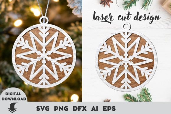 Download Christmas Laser Cut, Christmas Ornament - Christmas ornament Collection