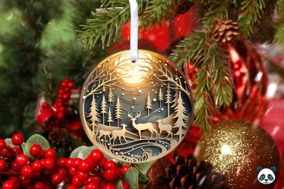Download Christmas Lights 3D Christmas Ornament - Christmas ornament Collection