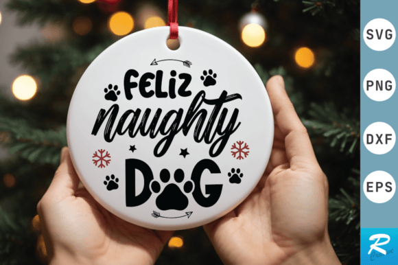 Download Feliz Naughty Dog Svg Design - Premium Bundle