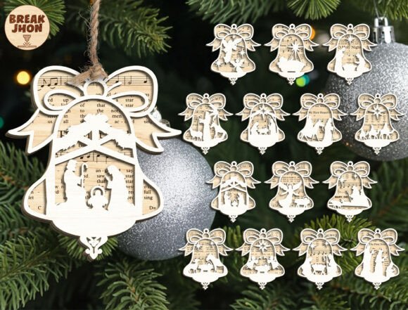 Download Christian Christmas Ornament Laser Cut - Christmas ornament Collection