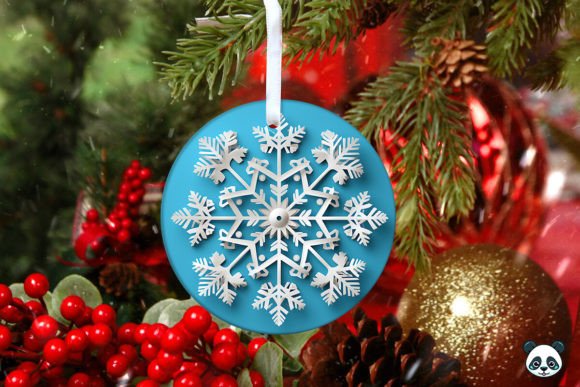 Download Snowflakes 3D Christmas Ornament - Christmas ornament Collection