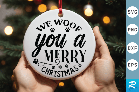 Download We Woof You a Merry Christmas Svg Design - Premium Resources