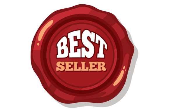 Download Best Seller Round Label. Red Wax Stamp - Premium Resources