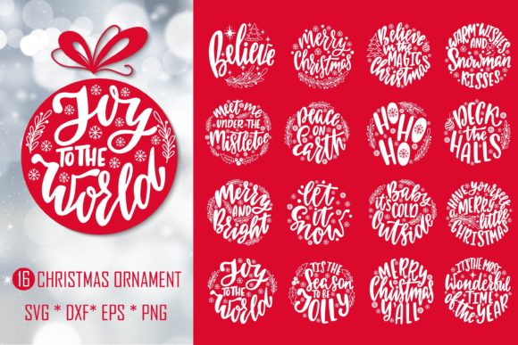 Download Round Christmas Ornament - Christmas ornament Collection