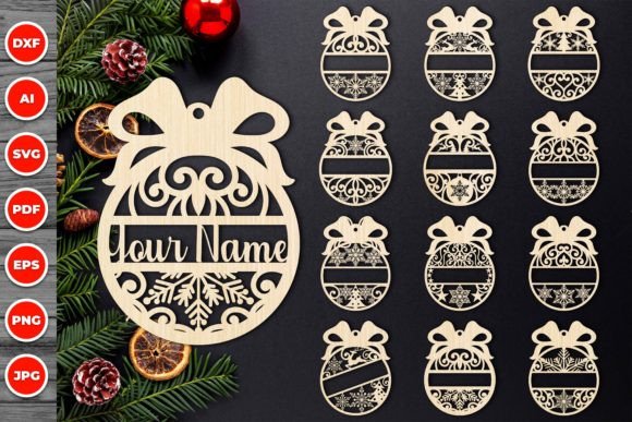 Download Christmas Ornament Laser Cut Svg Bundle9 - Christmas ornament Collection