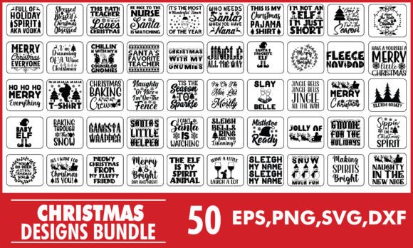 Download Funny Christmas SVG Designs Bundle - Funny Collection
