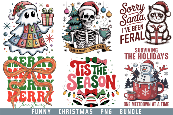 Download Funny Christmas PNG Bundle, Xmas Bundle - Funny Collection