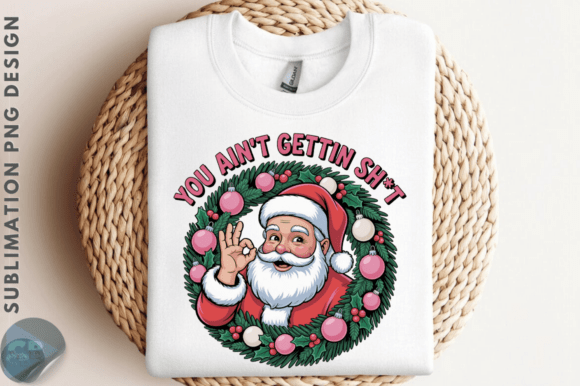 Download Funny Santa Christmas PNG Design - Funny Collection