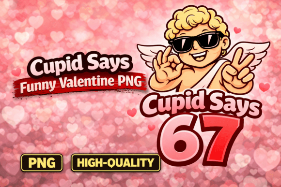 Download Cupid Says 6 7 Funny Valentine PNG - Funny Collection