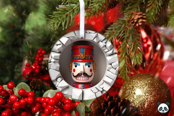 Download 3D Nutcracker Christmas Ornament - Christmas ornament Collection