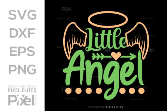 Download Little Angel SVG Cut File Quote Design - Angel svg cut file Collection