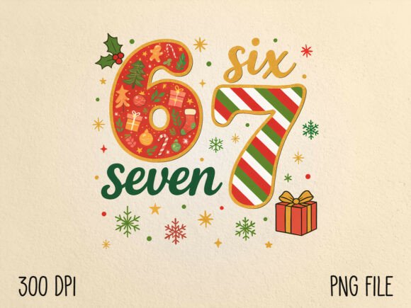 Download Funny Six Seven Meme Christmas PNG - Funny Collection