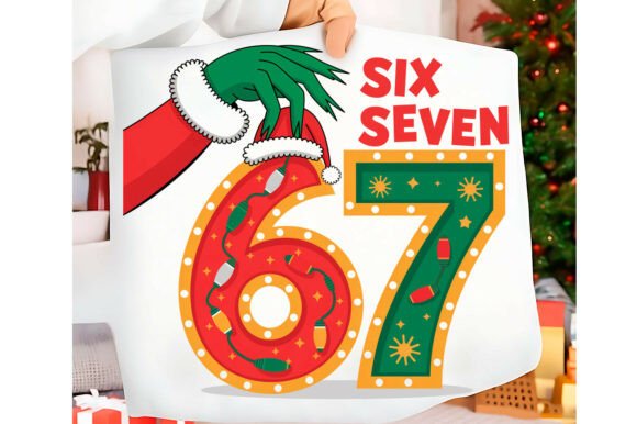 Download Funny Christmas Six Seven 67 Png T-shirt - Funny Collection